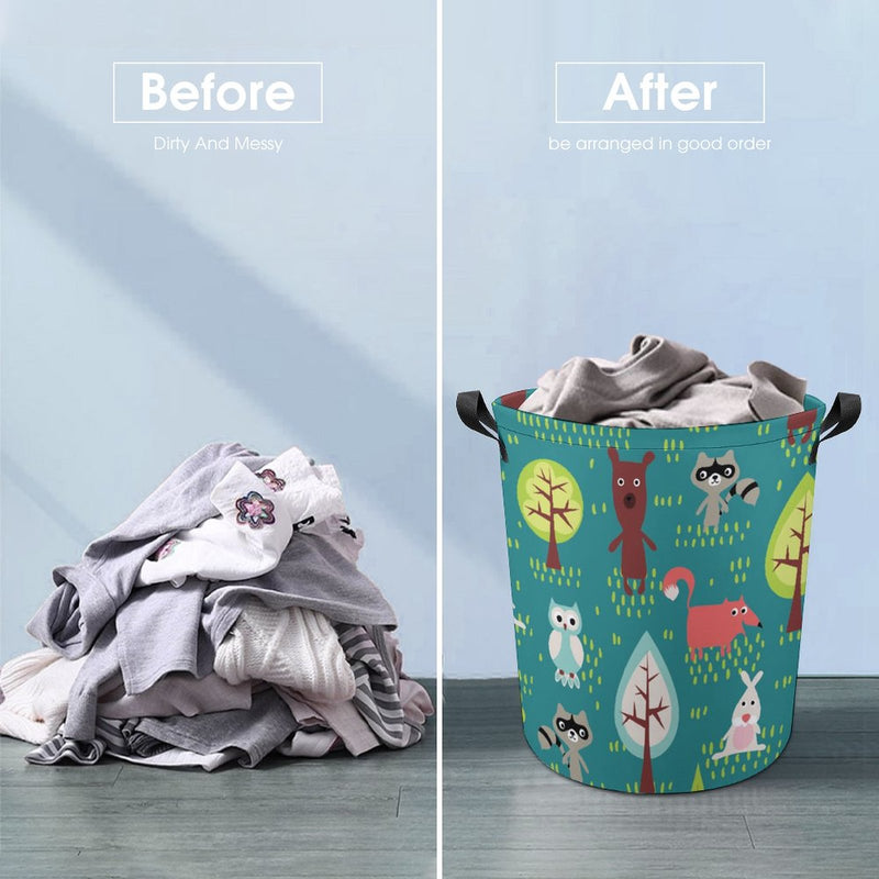 Waterproof Foldable Clothes Laundry Basket B061