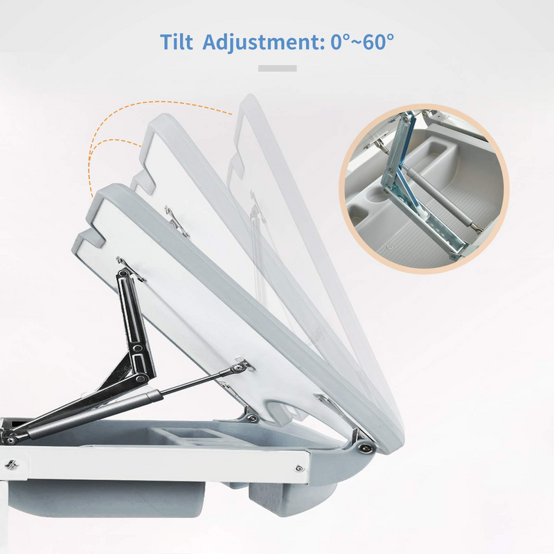 Desk and Chair Set Height Adjustable Student Sturdy Table with Book Shelf