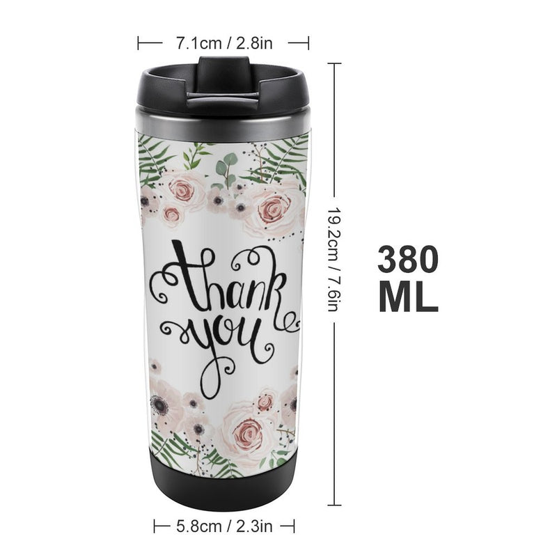 Stainless Steel Tumbler Sport Drink Bottle Travel Mug 380L T079