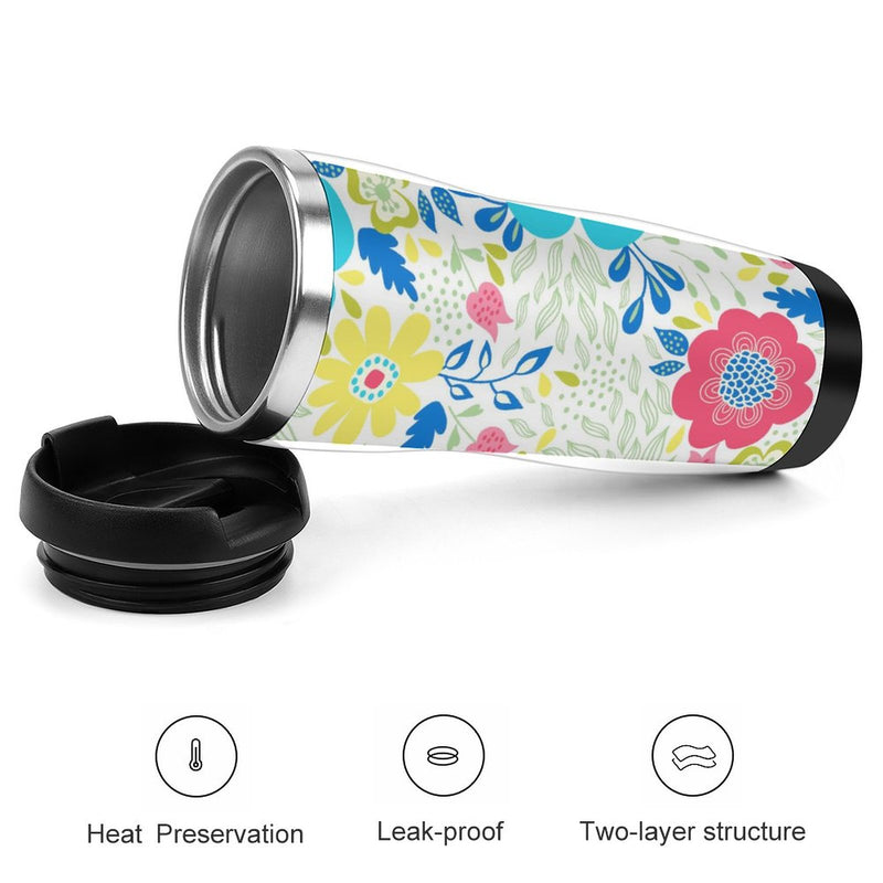 Stainless Steel Tumbler Sport Drink Bottle Travel Mug 380L T013