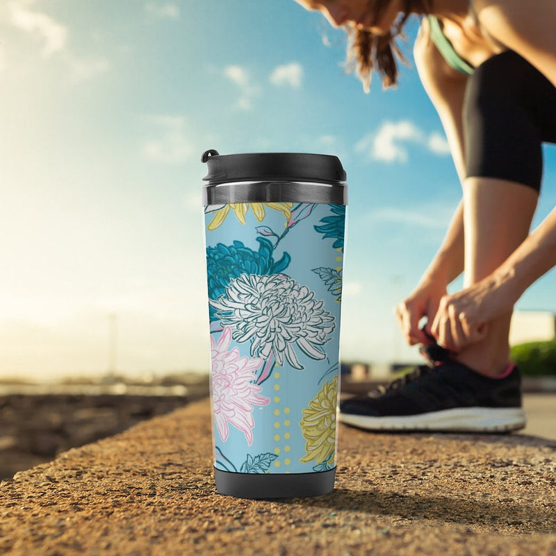 Stainless Steel Tumbler Sport Drink Bottle Travel Mug 380L T056