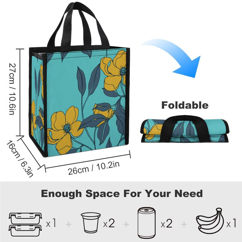 Lunch Bag for Men Women Portable Handbag for Work Picnic L065