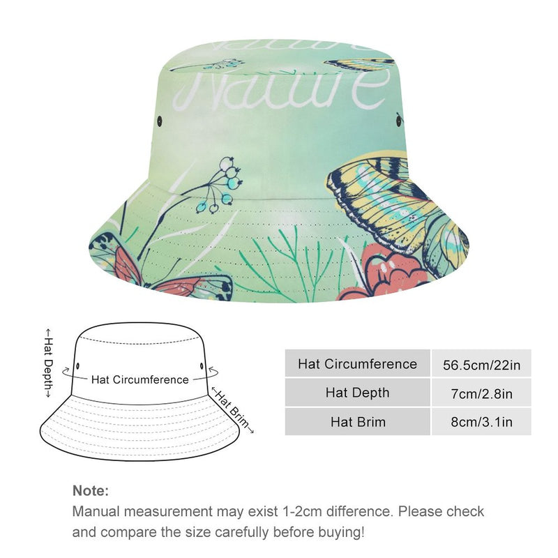 Bucket Hats Fisherman Sun Cap for Women Men H088