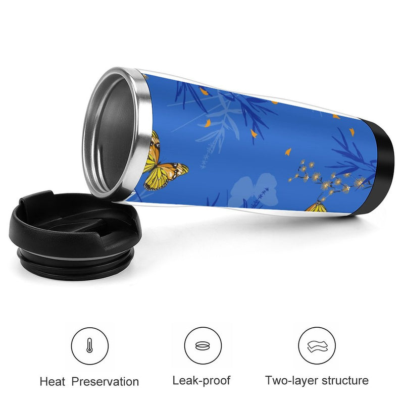 Stainless Steel Tumbler Sport Drink Bottle Travel Mug 380L T072