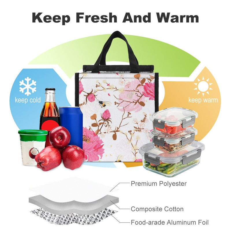 Lunch Bag for Men Women Portable Handbag for Work Picnic L063