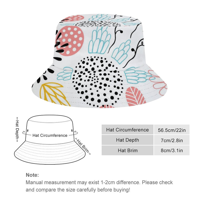 Bucket Hats Fisherman Sun Cap for Women Men H069