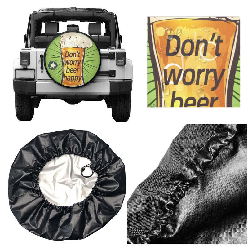 Spare Tire Cover For Rv Trailer Waterproof Wheel Cover Fit For Rv Suv Truck Travel Trailer N015