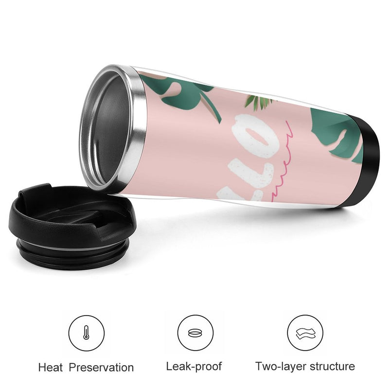 Stainless Steel Tumbler Sport Drink Bottle Travel Mug 380L T024