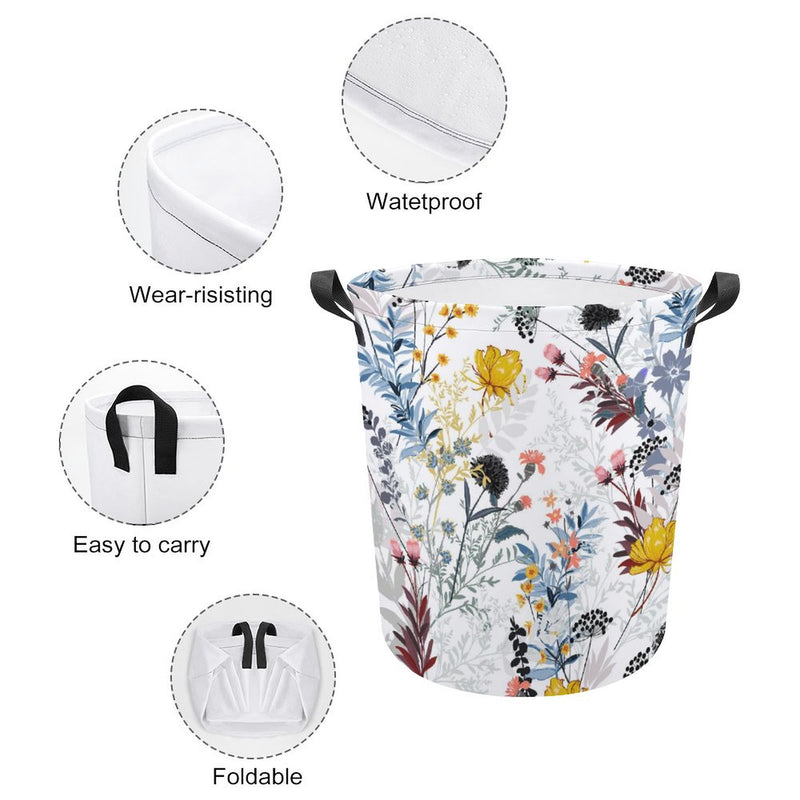 Waterproof Foldable Clothes Laundry Basket B078