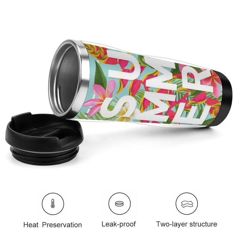 Stainless Steel Tumbler Sport Drink Bottle Travel Mug 380L T021