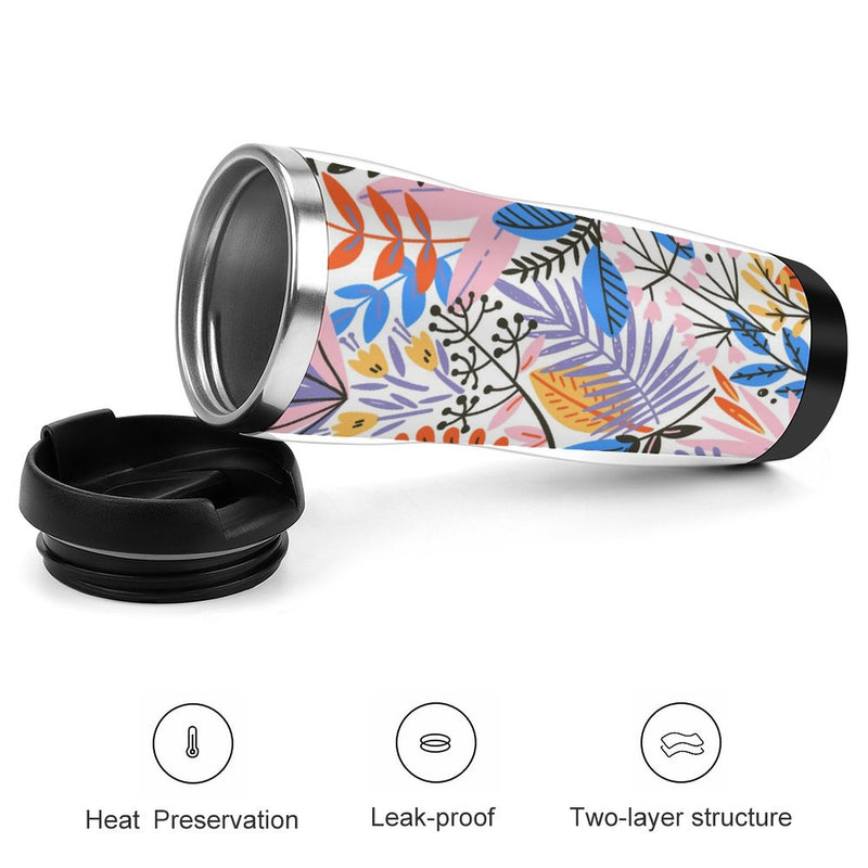 Stainless Steel Tumbler Sport Drink Bottle Travel Mug 380L T041