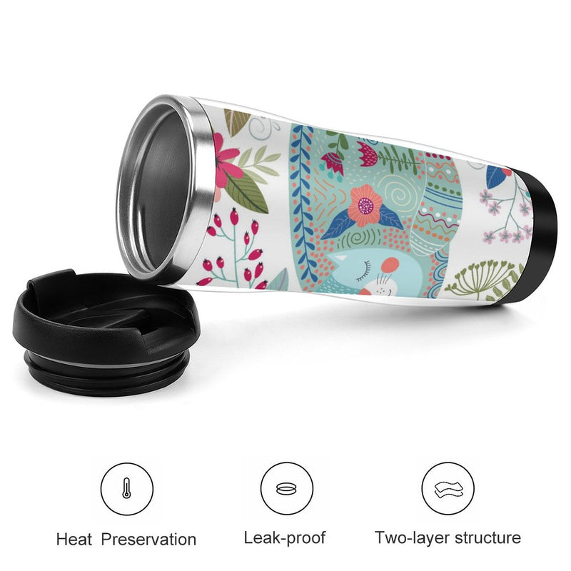 Stainless Steel Tumbler Sport Drink Bottle Travel Mug 380L T080