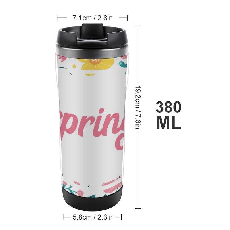 Stainless Steel Tumbler Sport Drink Bottle Travel Mug 380L T051