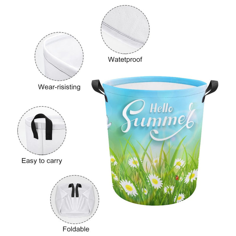 Waterproof Foldable Clothes Laundry Basket B027