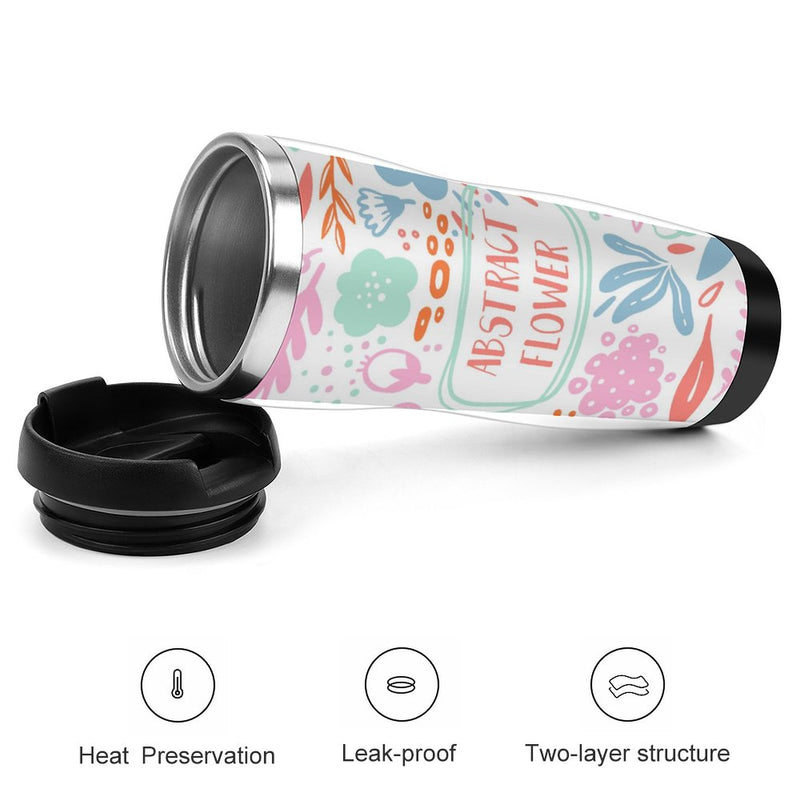 Stainless Steel Tumbler Sport Drink Bottle Travel Mug 380L T091