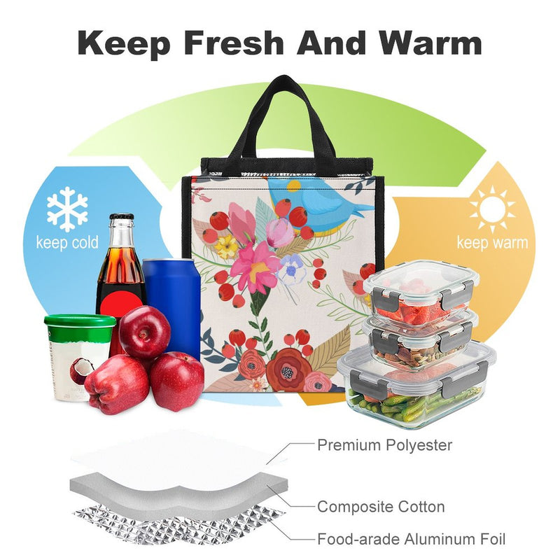 Lunch Bag for Men Women Portable Handbag for Work Picnic L003