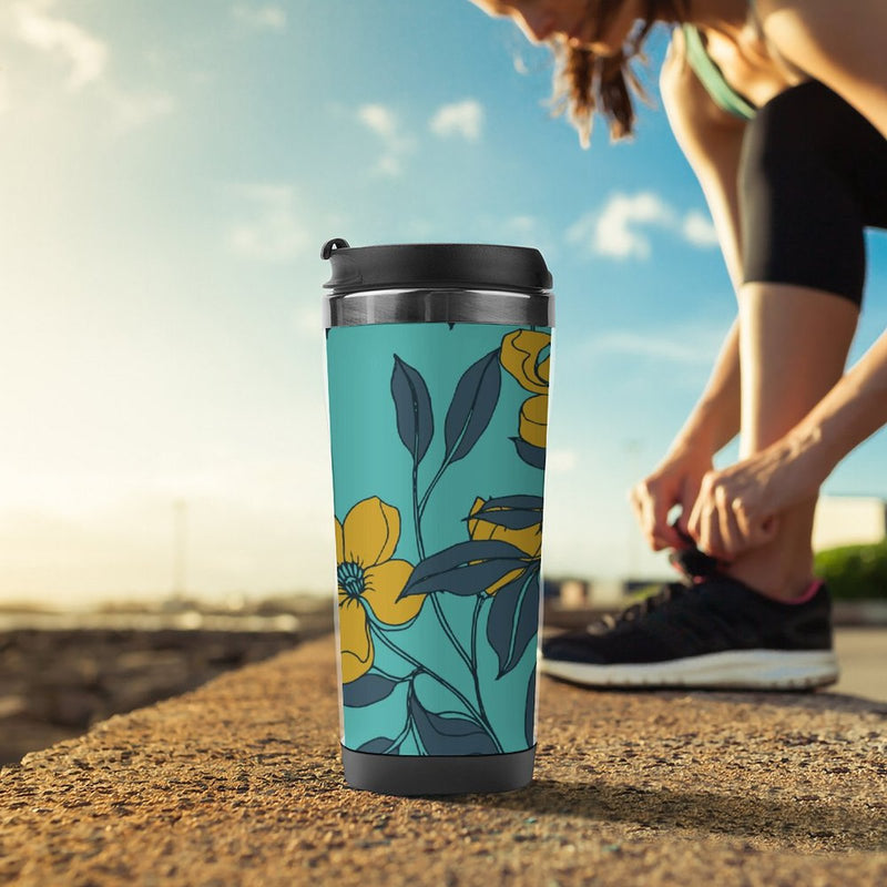 Stainless Steel Tumbler Sport Drink Bottle Travel Mug 380L T065