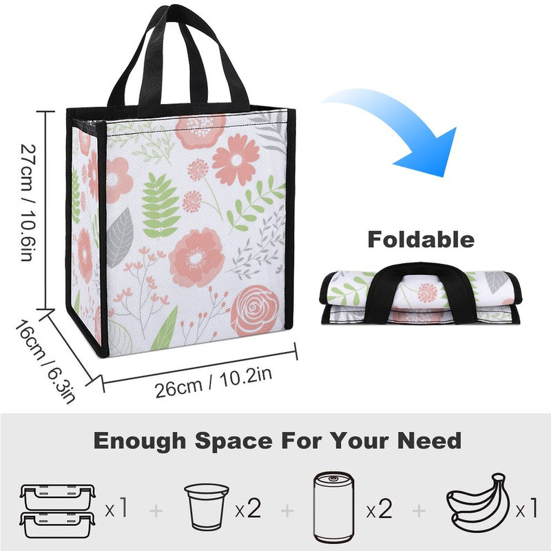 Lunch Bag for Men Women Portable Handbag for Work Picnic L068