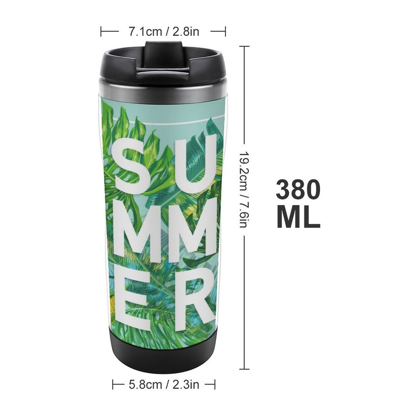 Stainless Steel Tumbler Sport Drink Bottle Travel Mug 380L T022