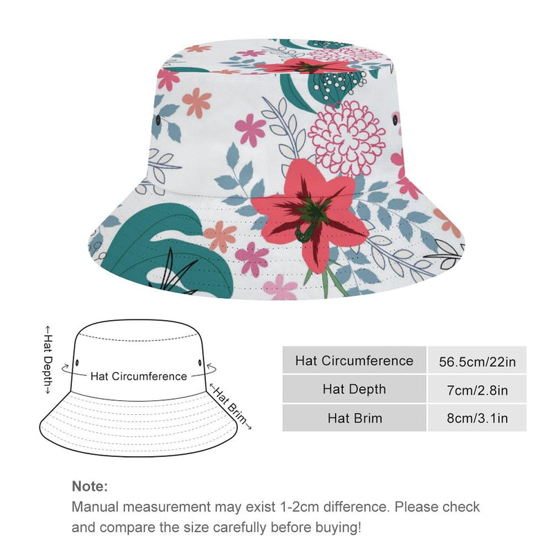 Bucket Hats Fisherman Sun Cap for Women Men H042