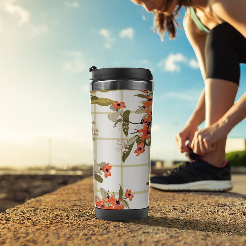 Stainless Steel Tumbler Sport Drink Bottle Travel Mug 380L T082