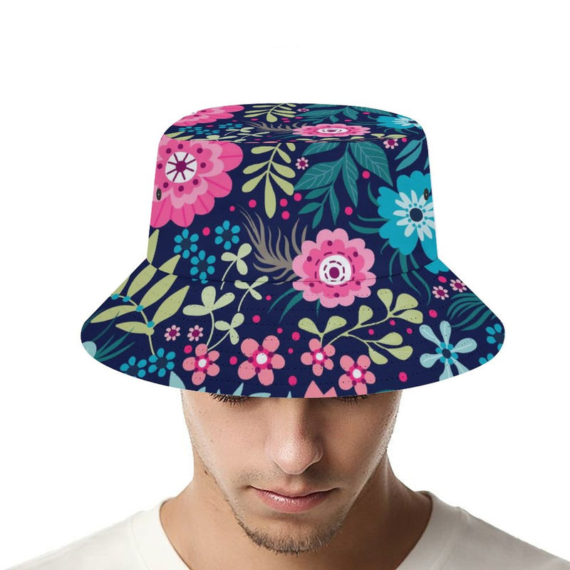 Bucket Hats Fisherman Sun Cap for Women Men H004