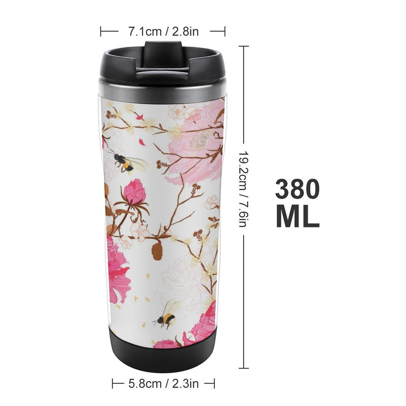 Stainless Steel Tumbler Sport Drink Bottle Travel Mug 380L T063