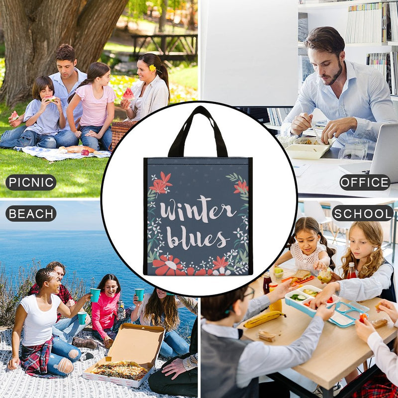 Lunch Bag for Men Women Portable Handbag for Work Picnic L060