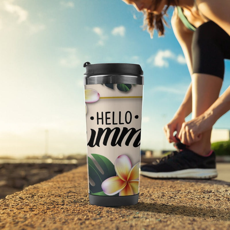 Stainless Steel Tumbler Sport Drink Bottle Travel Mug 380L T023