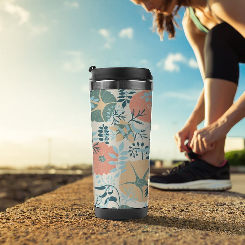 Stainless Steel Tumbler Sport Drink Bottle Travel Mug 380L T058