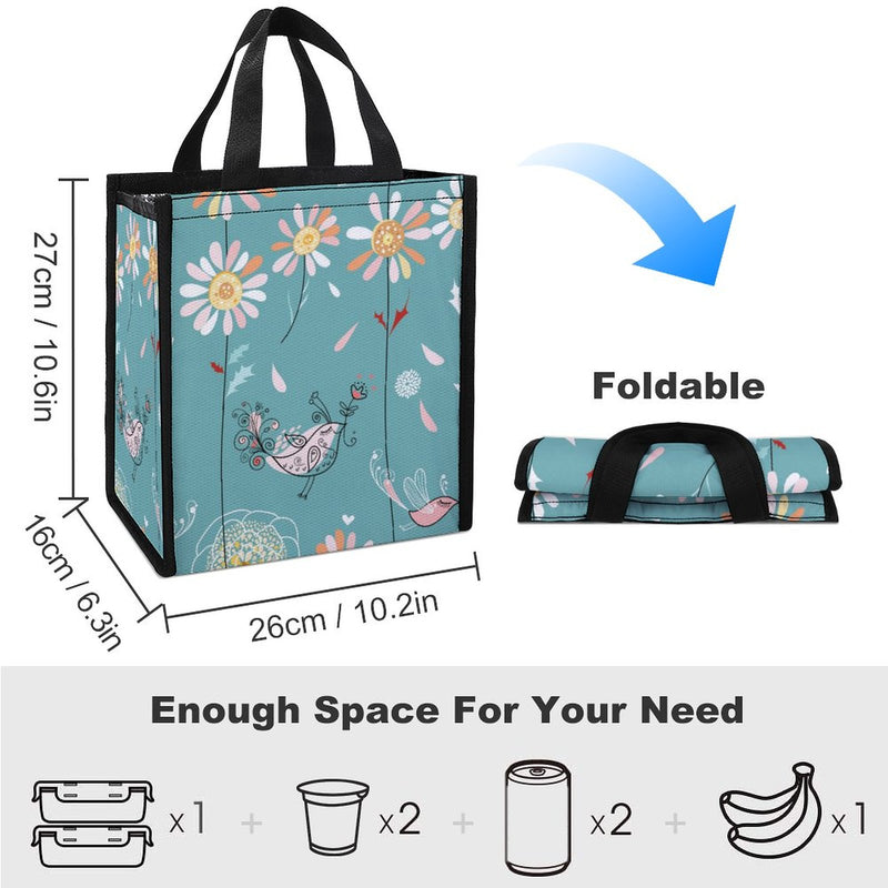 Lunch Bag for Men Women Portable Handbag for Work Picnic L006