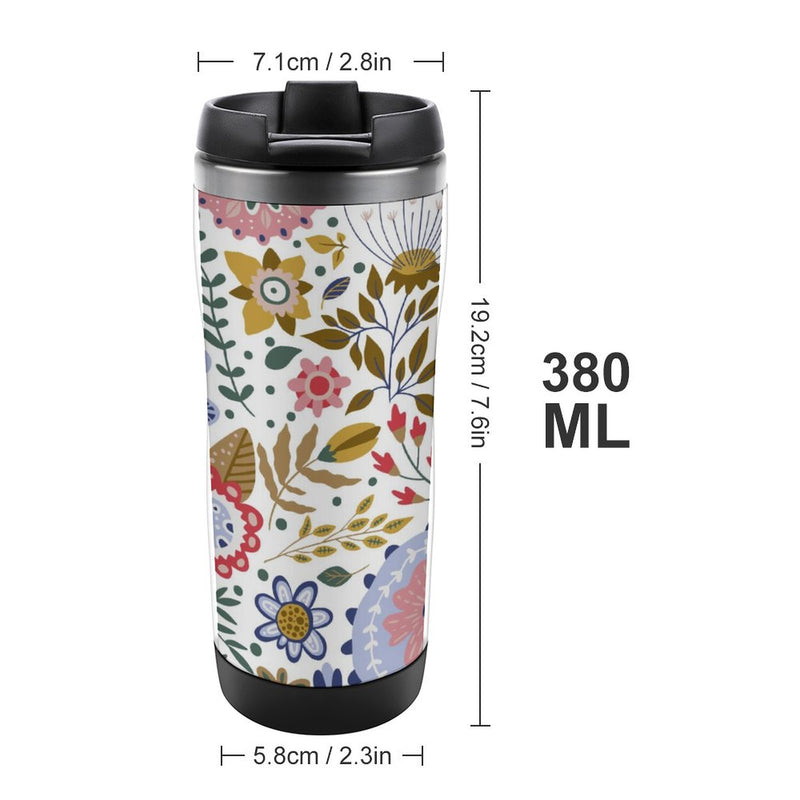 Stainless Steel Tumbler Sport Drink Bottle Travel Mug 380L T075