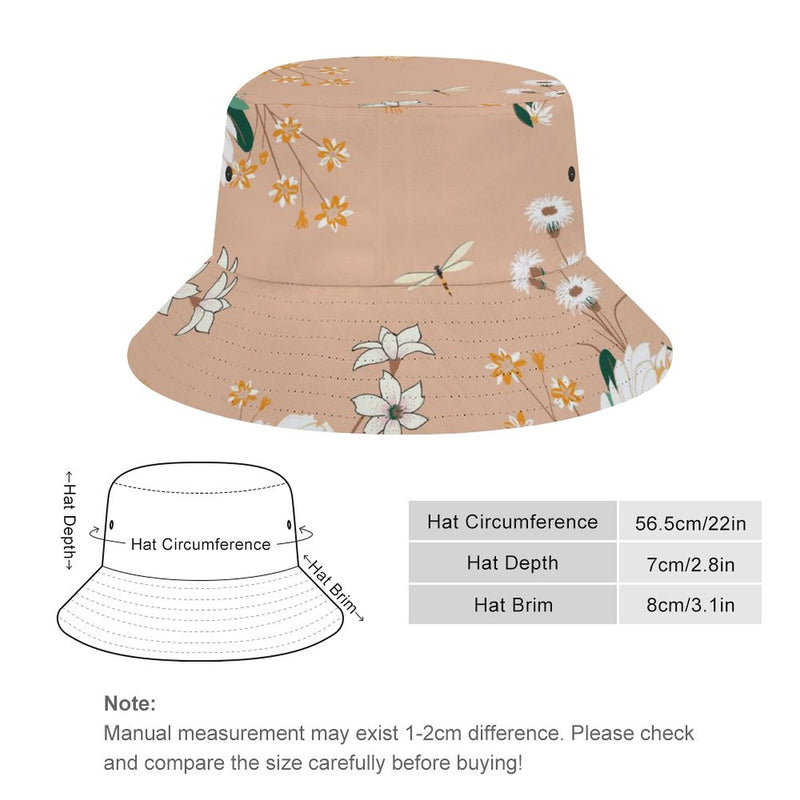 Bucket Hats Fisherman Sun Cap for Women Men H089