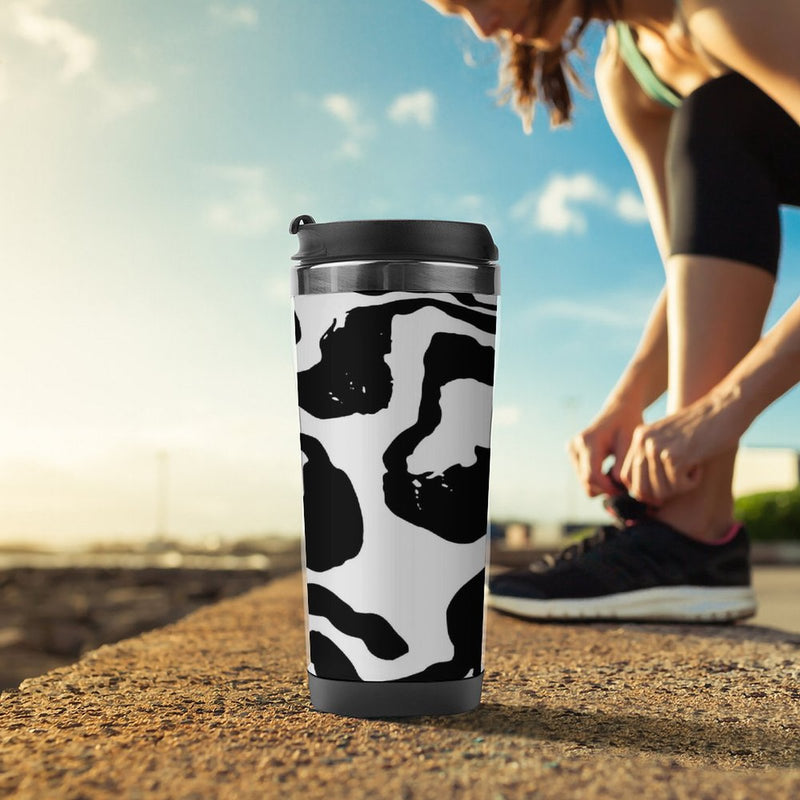 Stainless Steel Tumbler Sport Drink Bottle Travel Mug 380L T097