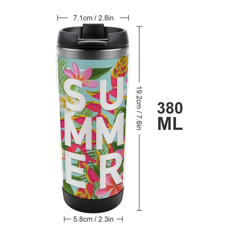 Stainless Steel Tumbler Sport Drink Bottle Travel Mug 380L T021