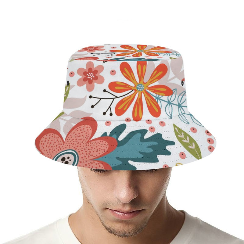 Bucket Hats Fisherman Sun Cap for Women Men H055