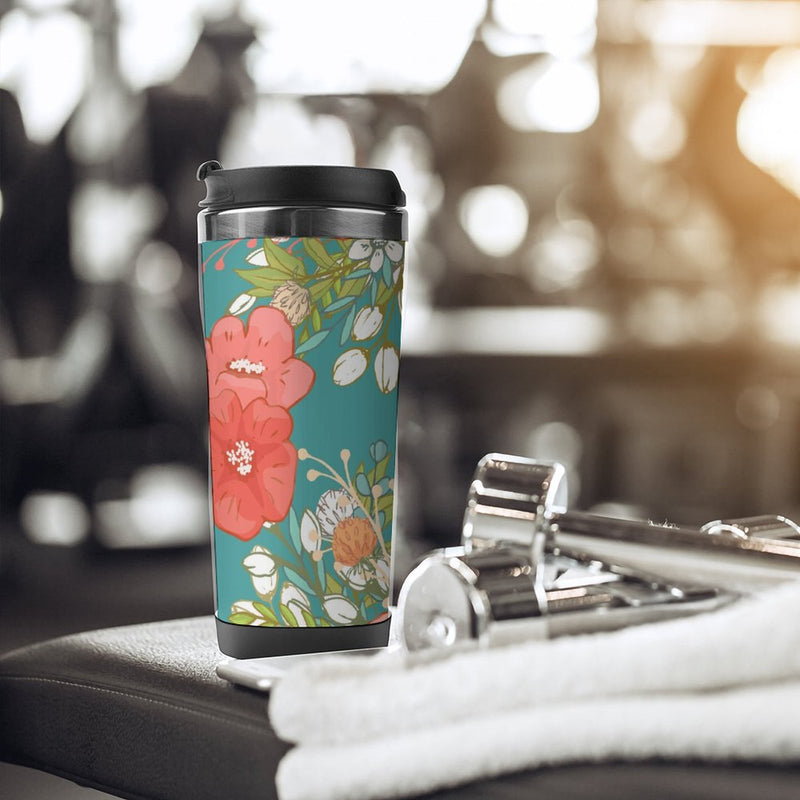 Stainless Steel Tumbler Sport Drink Bottle Travel Mug 380L T062