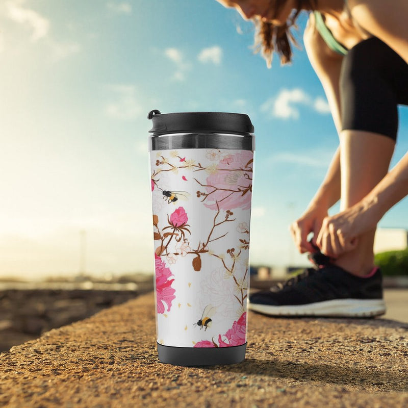 Stainless Steel Tumbler Sport Drink Bottle Travel Mug 380L T063