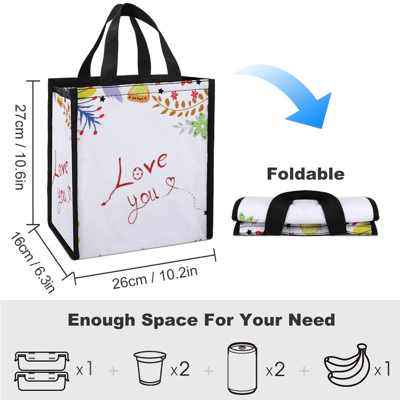 Lunch Bag for Men Women Portable Handbag for Work Picnic L035