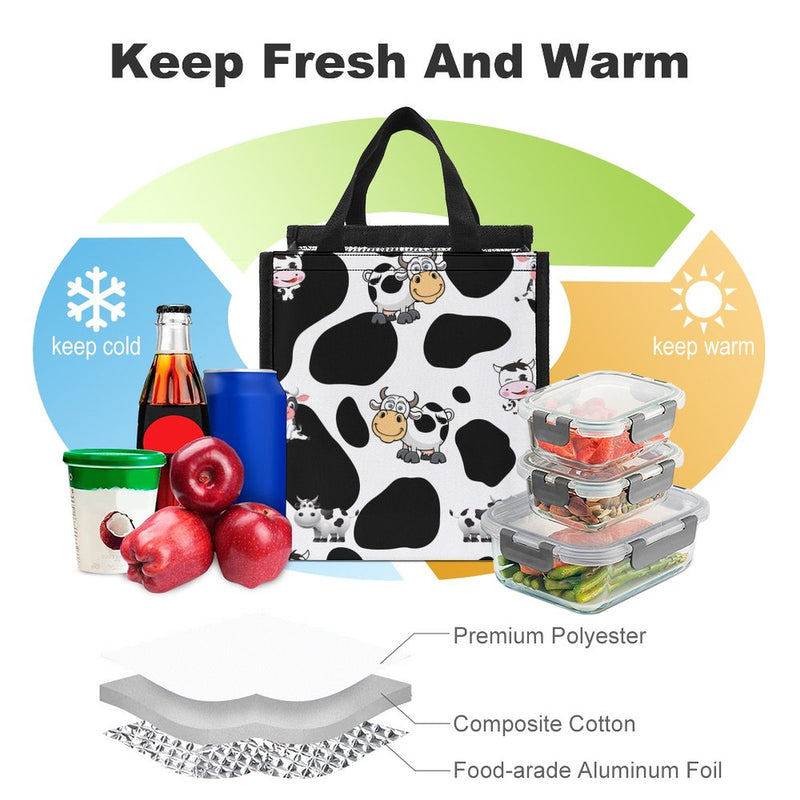 Lunch Bag for Men Women Portable Handbag for Work Picnic L095