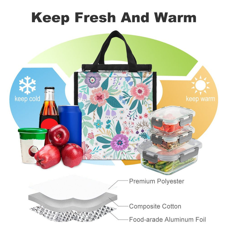 Lunch Bag for Men Women Portable Handbag for Work Picnic L011