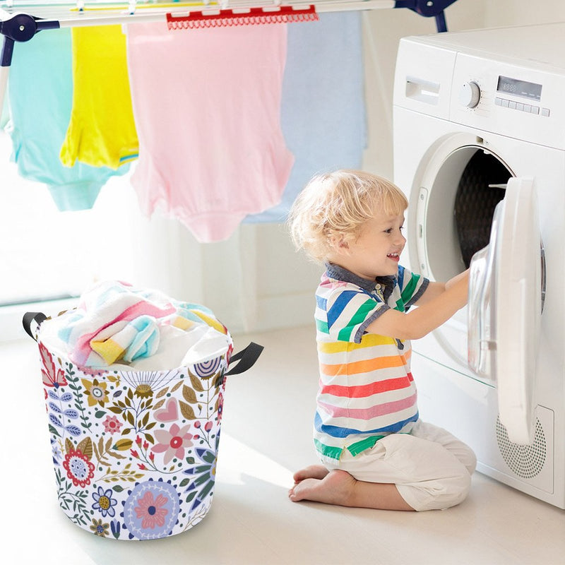 Waterproof Foldable Clothes Laundry Basket B075