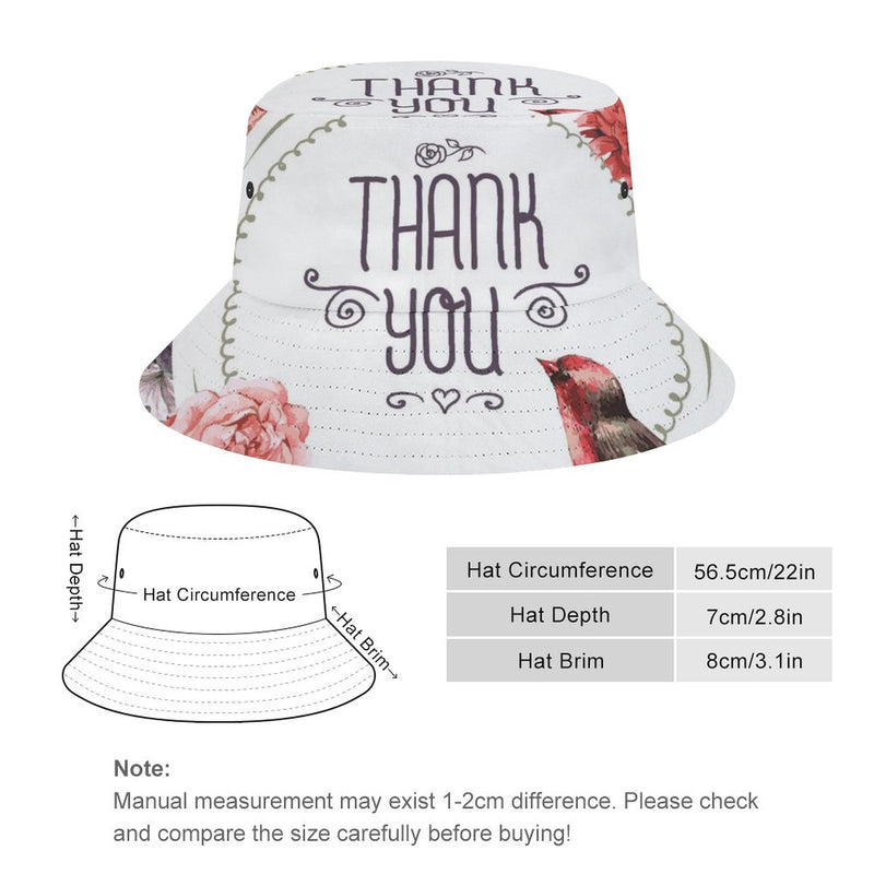 Bucket Hats Fisherman Sun Cap for Women Men H087