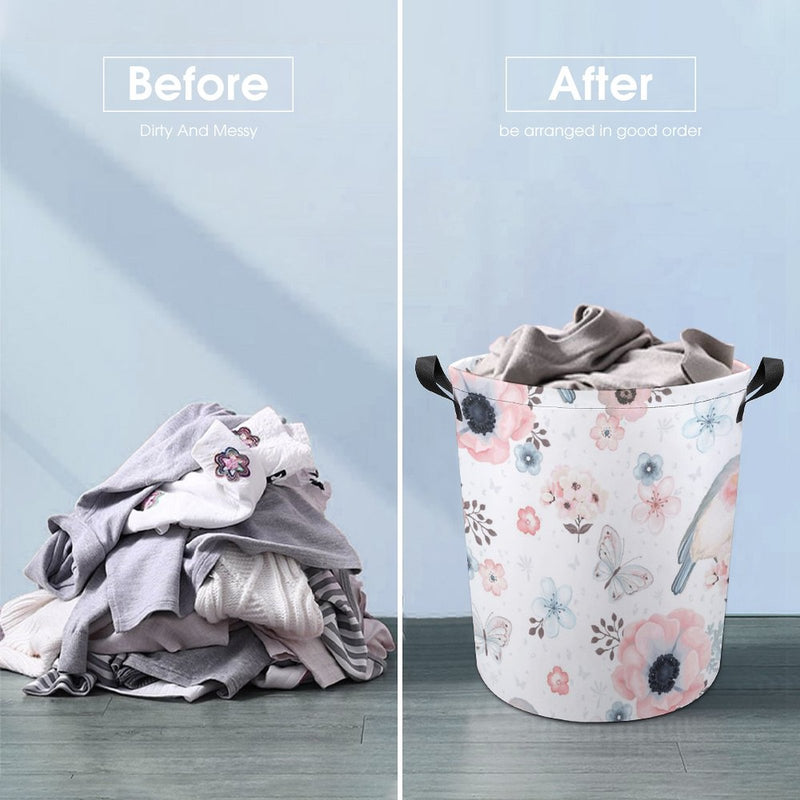 Waterproof Foldable Clothes Laundry Basket B077