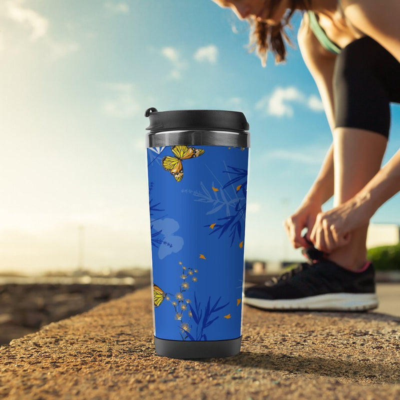 Stainless Steel Tumbler Sport Drink Bottle Travel Mug 380L T072