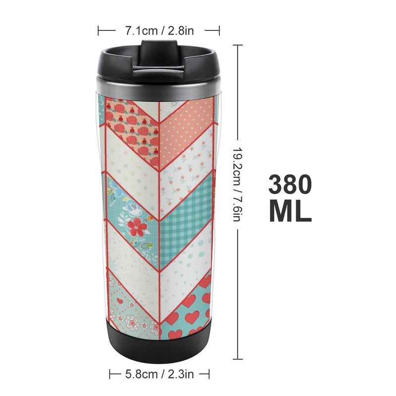 Stainless Steel Tumbler Sport Drink Bottle Travel Mug 380L T073