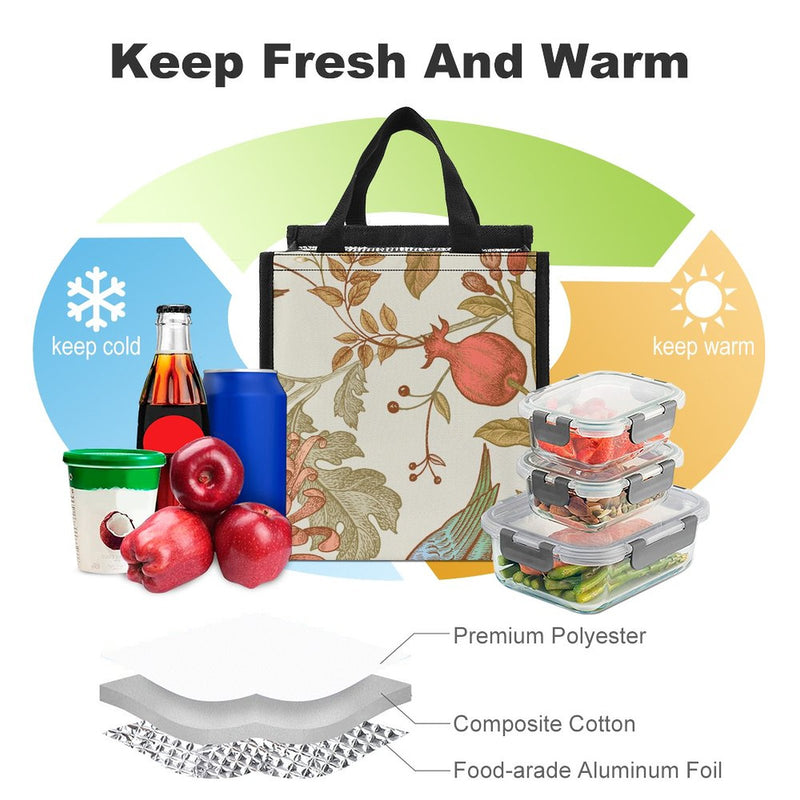 Lunch Bag for Men Women Portable Handbag for Work Picnic L044