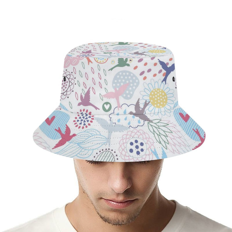 Bucket Hats Fisherman Sun Cap for Women Men H074