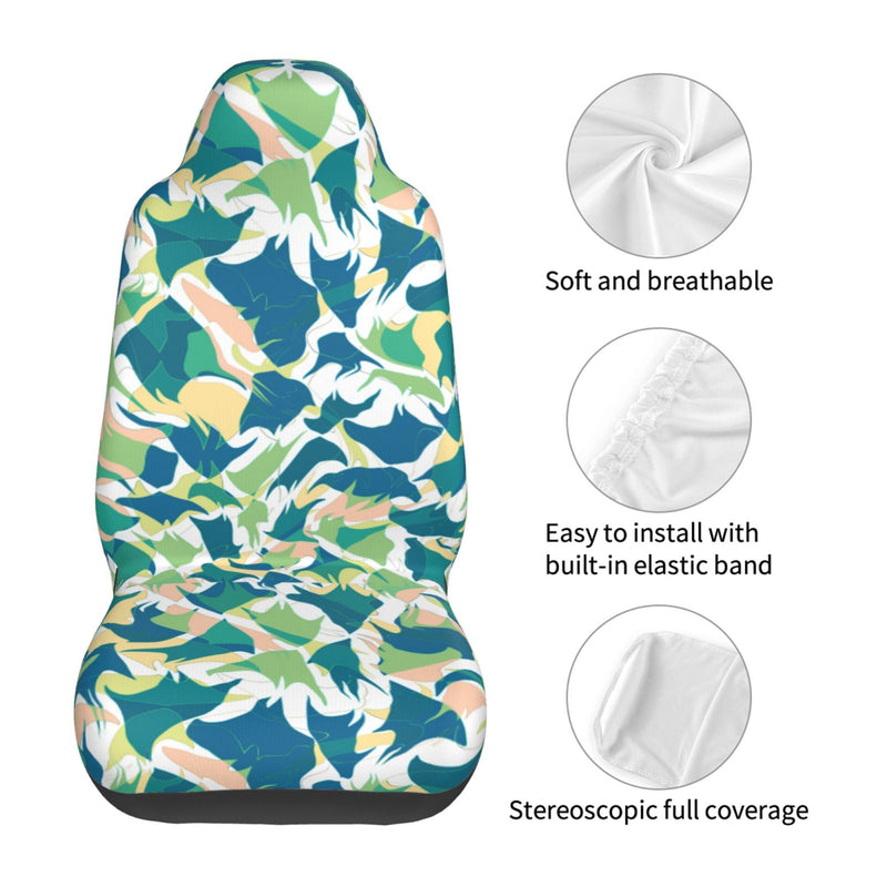 Car Seat Covers Front Auto Seat Cover Universal fit for Car SUV Truck S062 - One Size