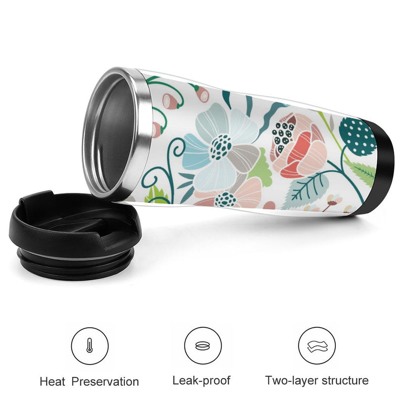 Stainless Steel Tumbler Sport Drink Bottle Travel Mug 380L T071